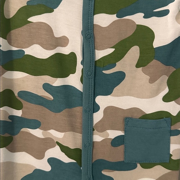 Kyte Baby Camo Sleeveless Romper- 3-6M - Picture 2 of 3